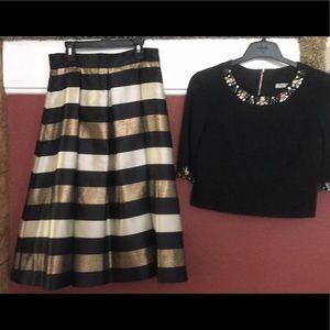 2 piece formal skirt and top